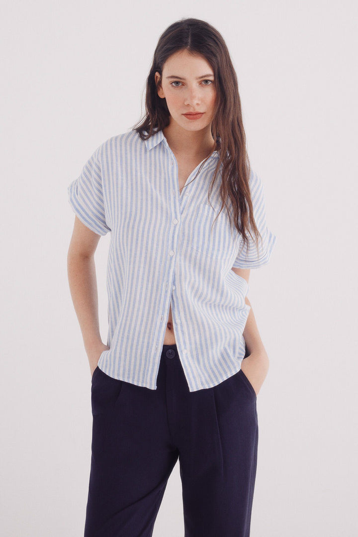 Spring Field Trousers - Medium Blue