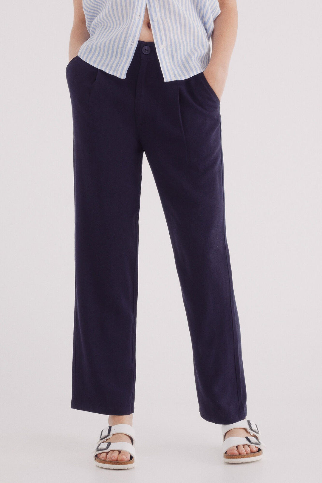 Spring Field Trousers - Medium Blue