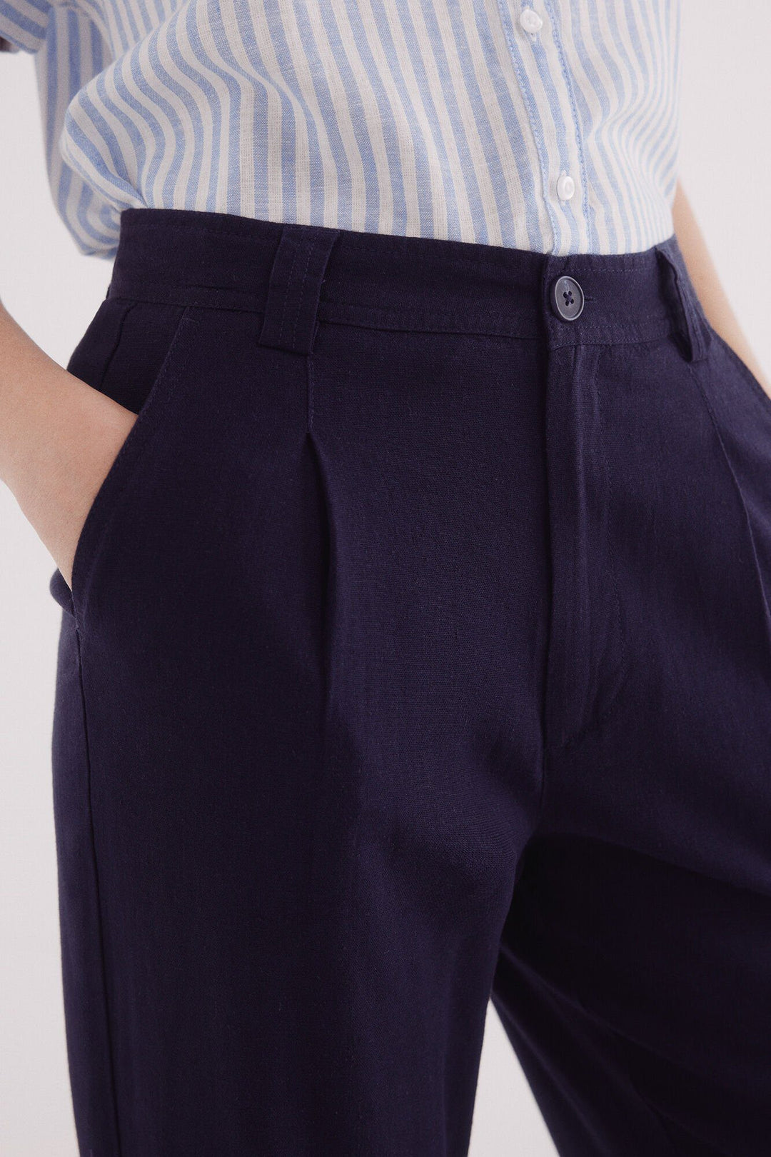 Spring Field Trousers - Medium Blue
