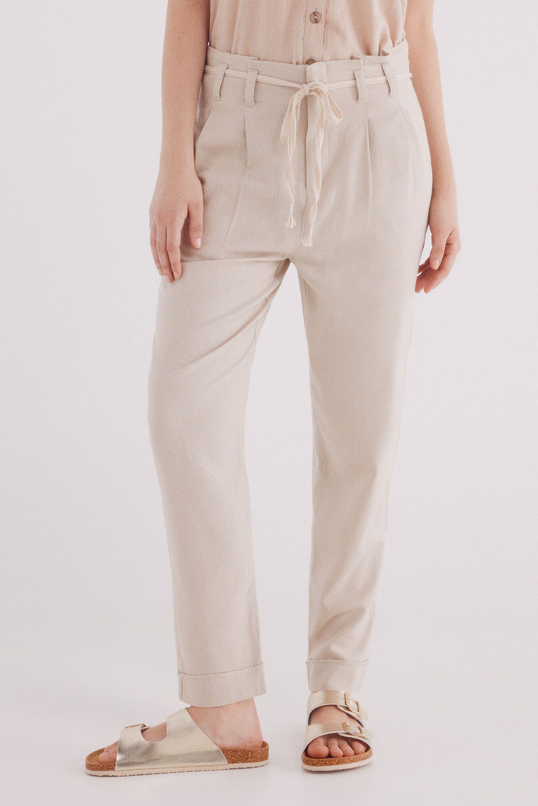 Spring Field Trousers - Tan Print