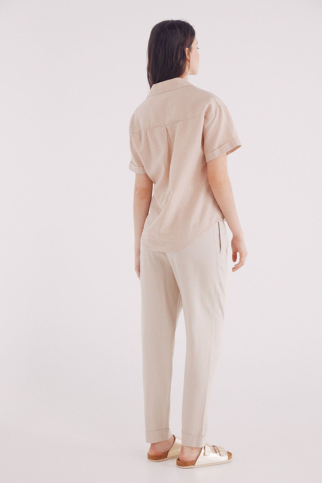 Spring Field Trousers - Tan Print