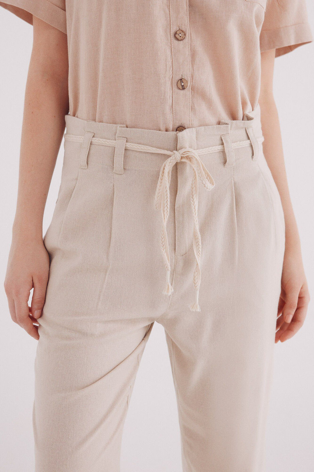 Spring Field Trousers - Tan Print
