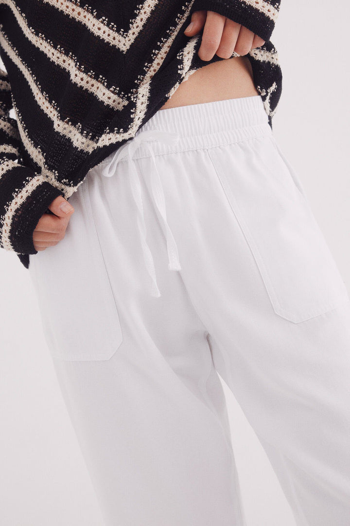 Spring Field Trousers - White