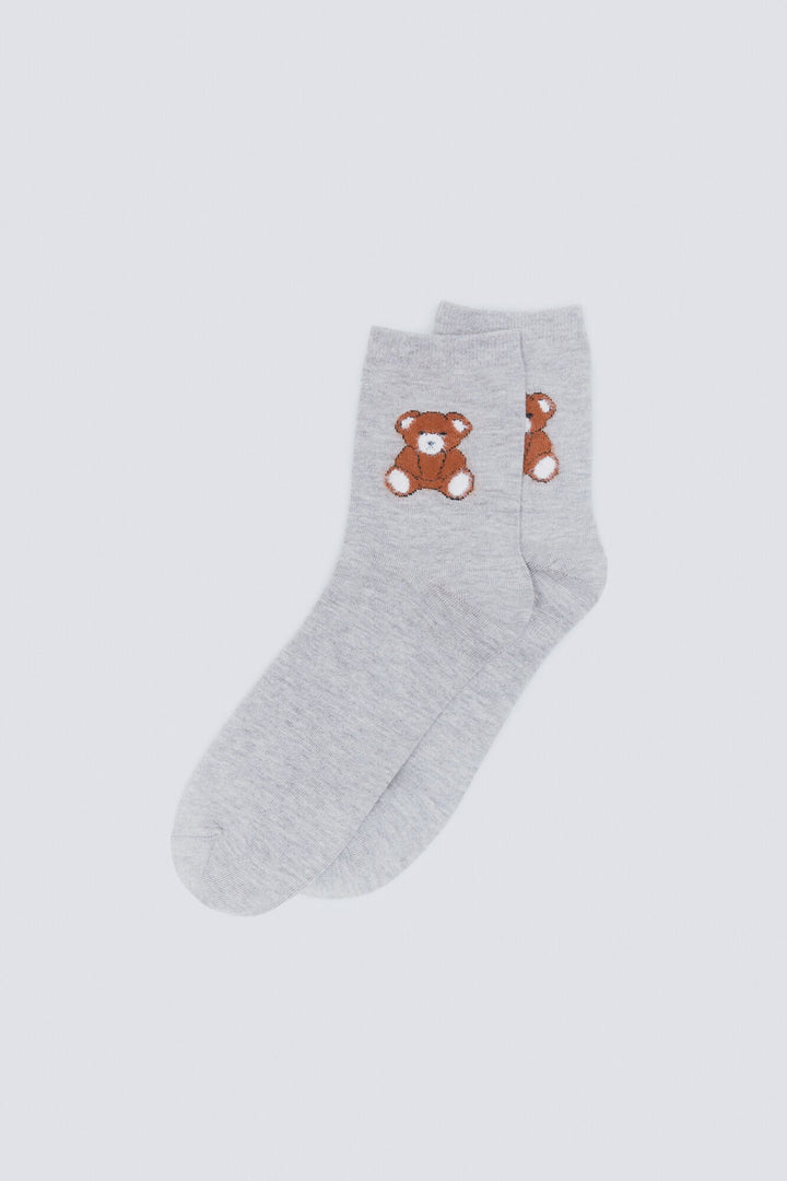 Knitted Sockes - Gray