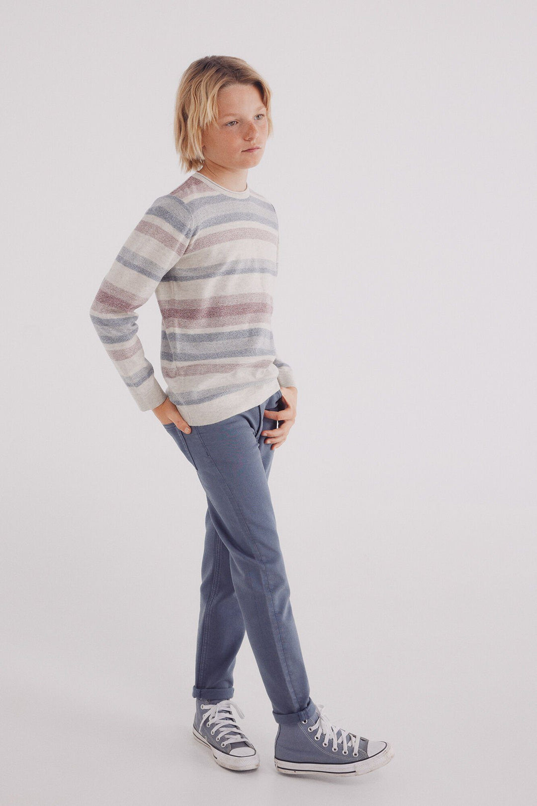 Spring Field Trousers - Light Blue