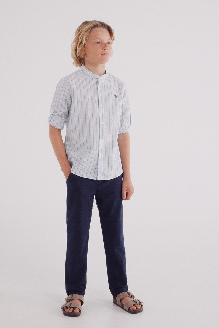 Spring Field Trousers - Medium Blue