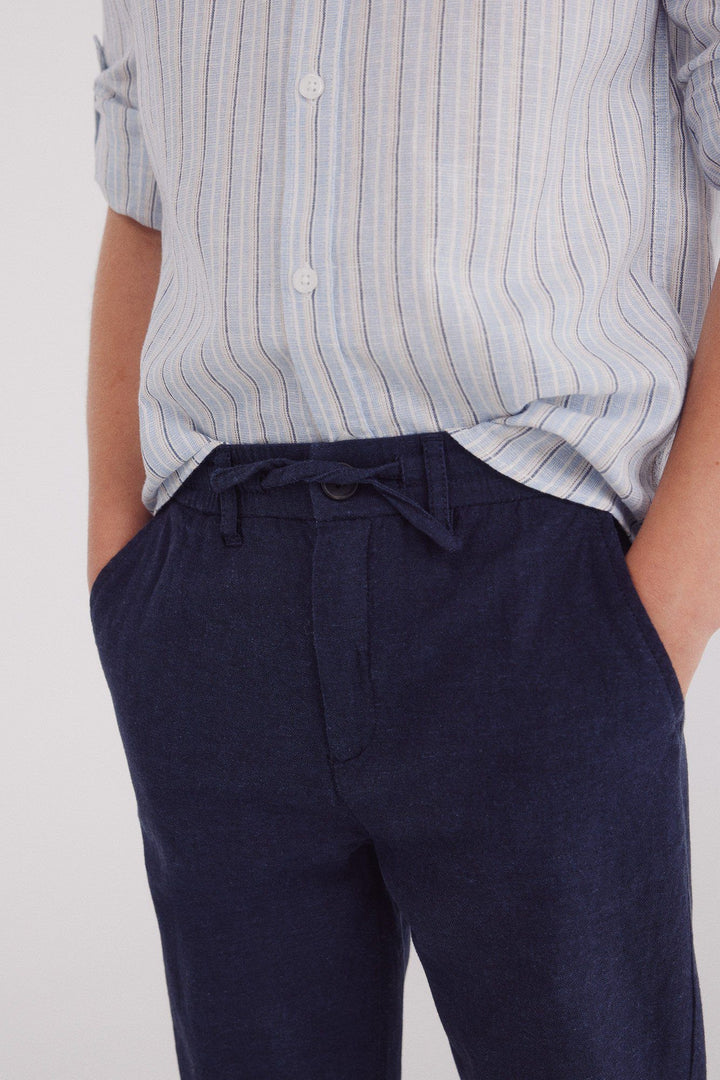 Spring Field Trousers - Medium Blue