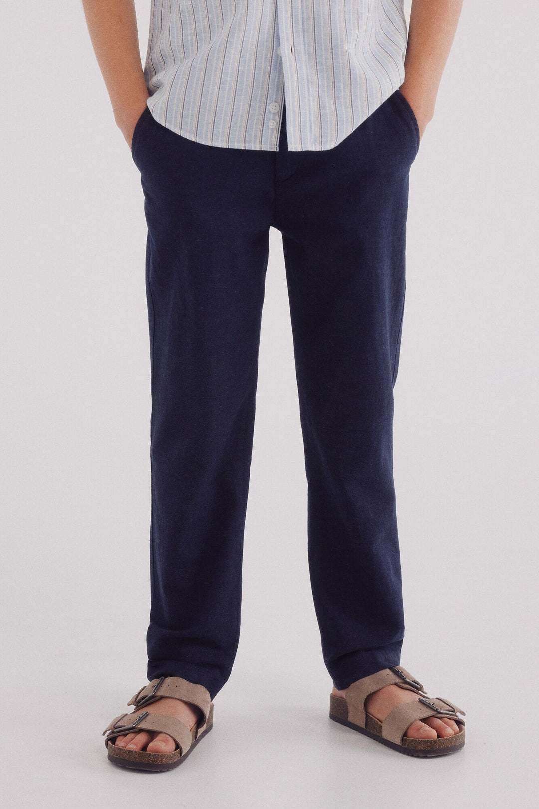 Spring Field Trousers - Medium Blue