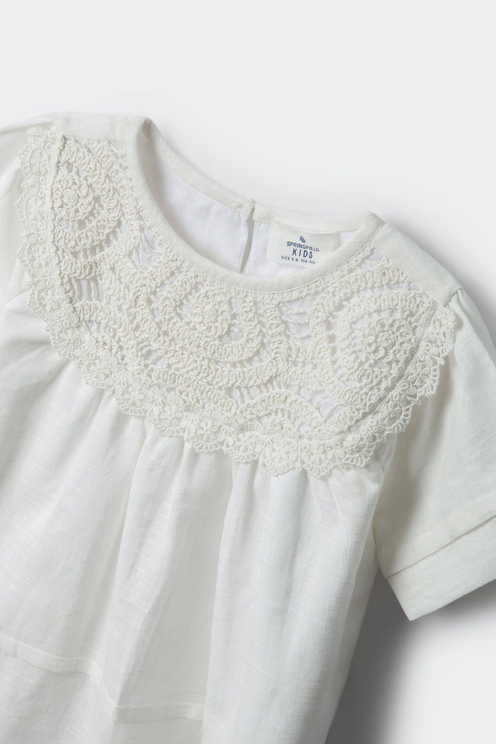 Spring Field Blouses - White