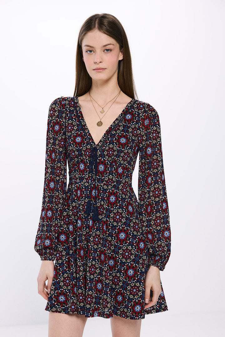 Spring Field Dresses - Navy
