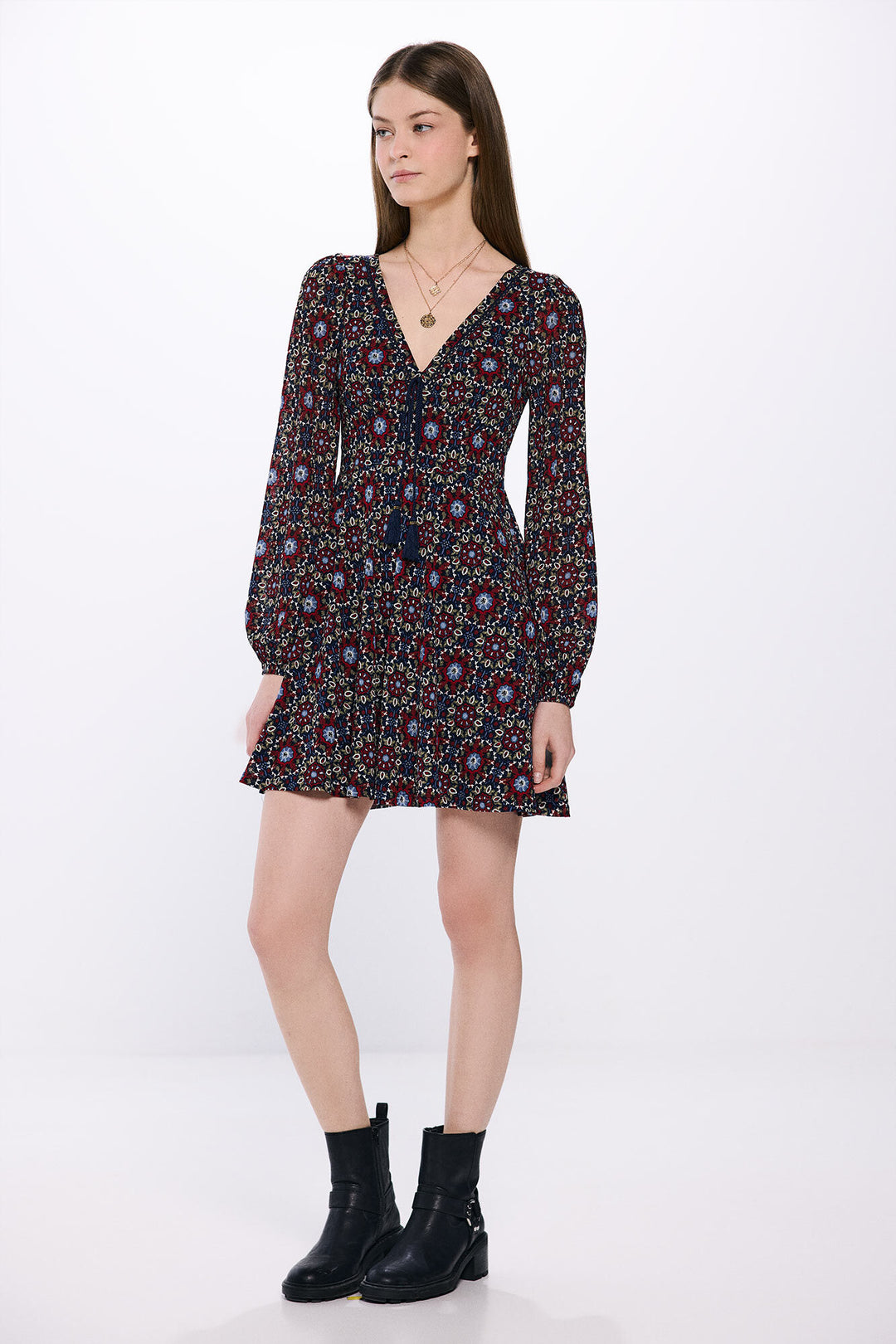 Spring Field Dresses - Navy