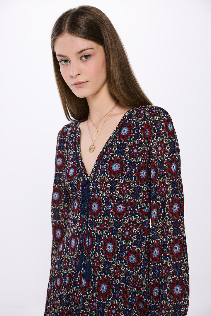 Spring Field Dresses - Navy