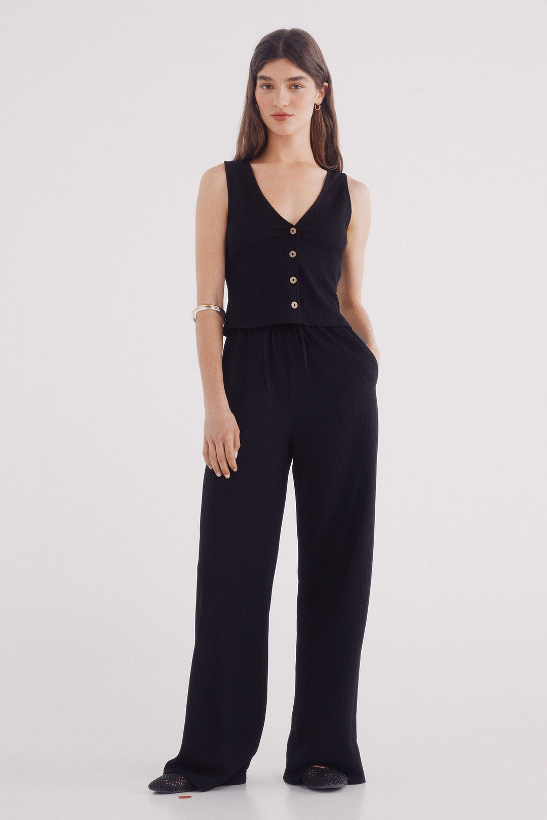 Spring Field Vest - Black