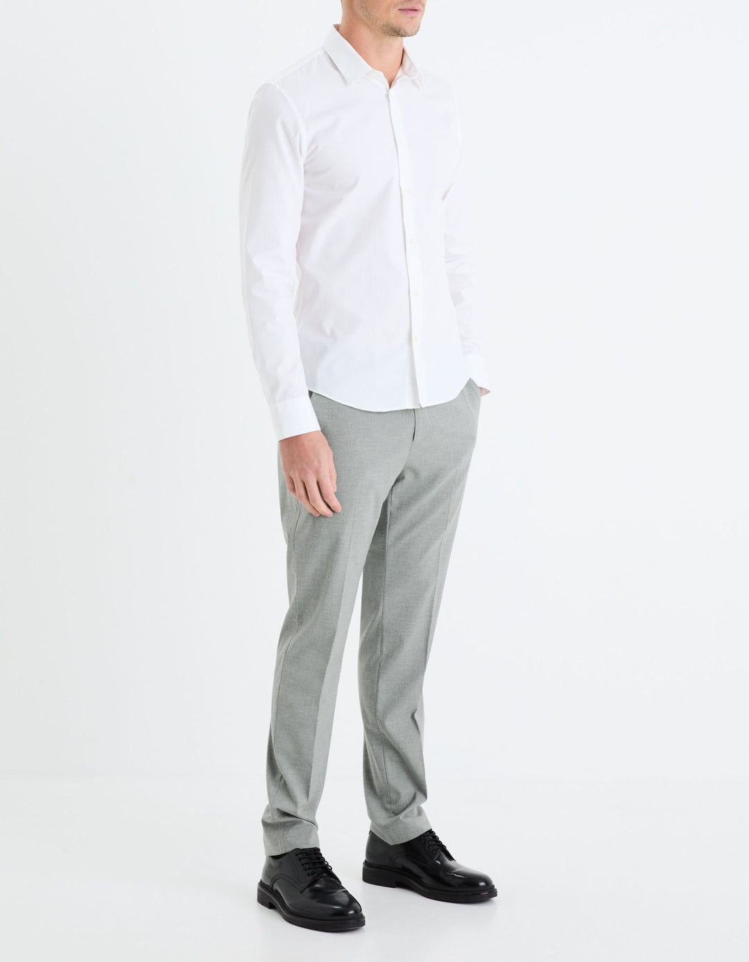 Long Sleeves Shirts - White