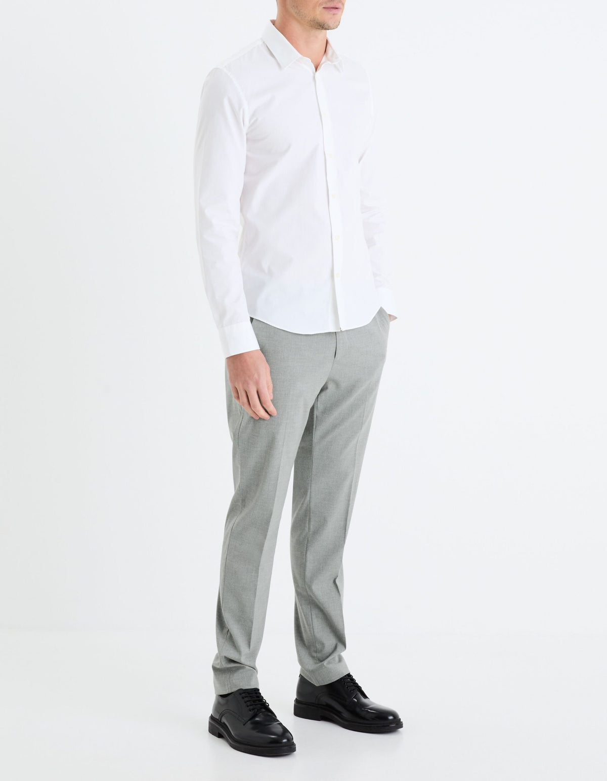 Long Sleeves Shirts - White