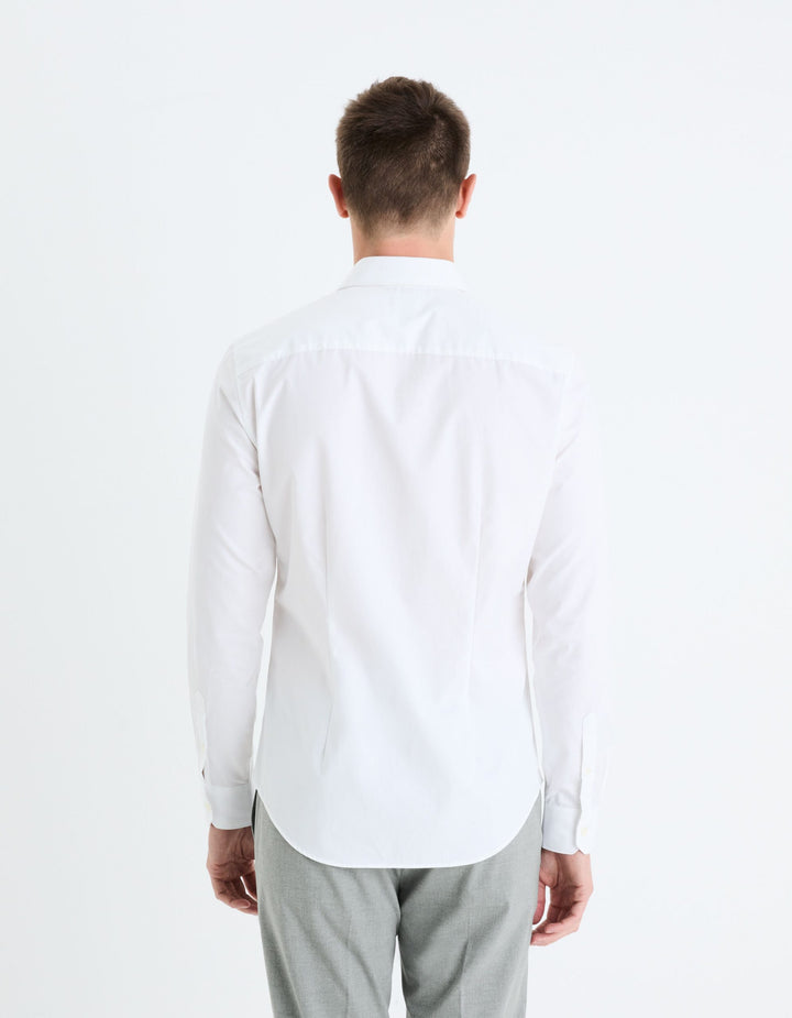 Long Sleeves Shirts - White