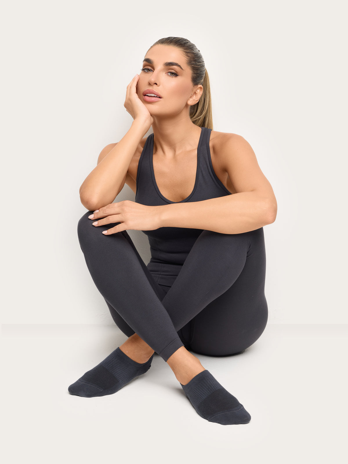 Short Socks - Charcoal Grey