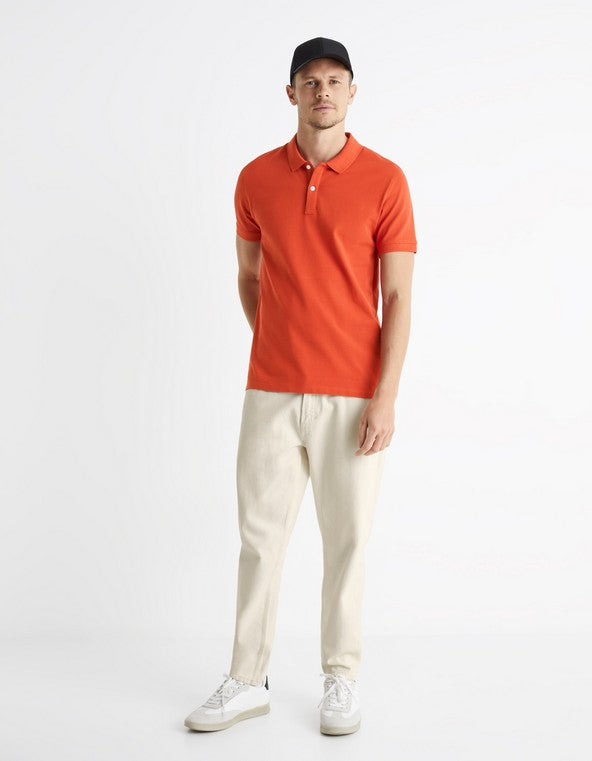 Short Sleeves Polo - Red