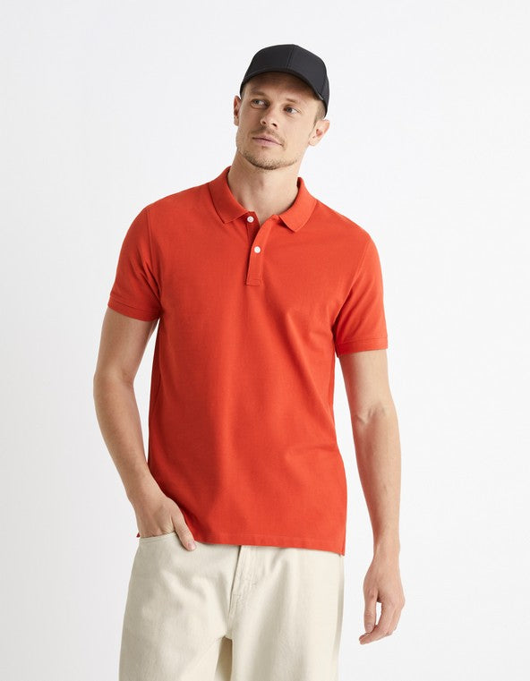 Short Sleeves Polo - Red