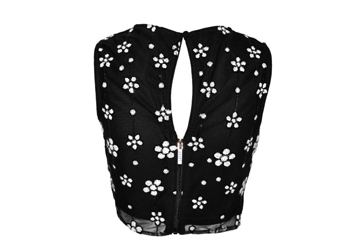 Dress - Black Flower