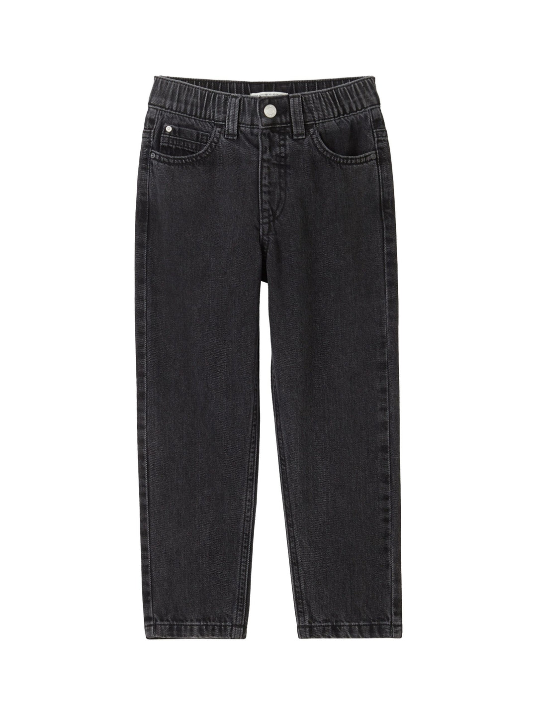 Relaxed jeans with recycled cotton - Gray
