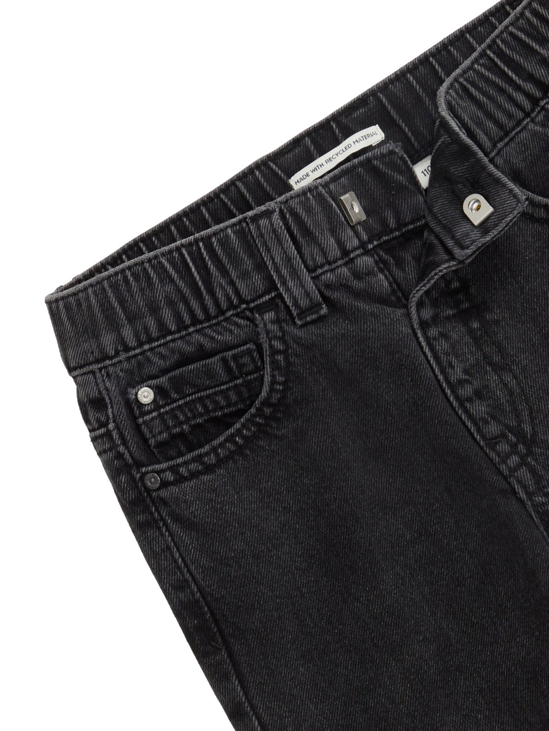 Relaxed jeans with recycled cotton - Gray