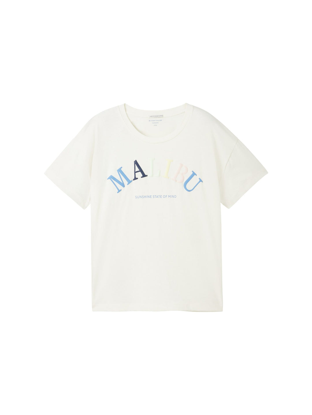 Oversized T-shirt with organic cotton - White