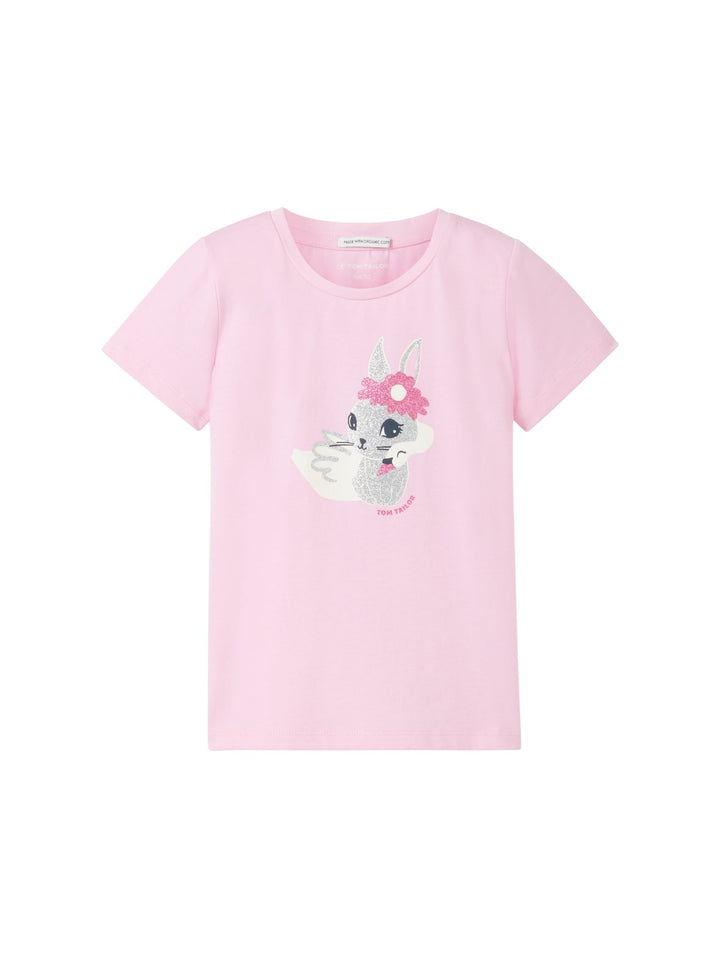 Organic cotton t-shirt - Pink