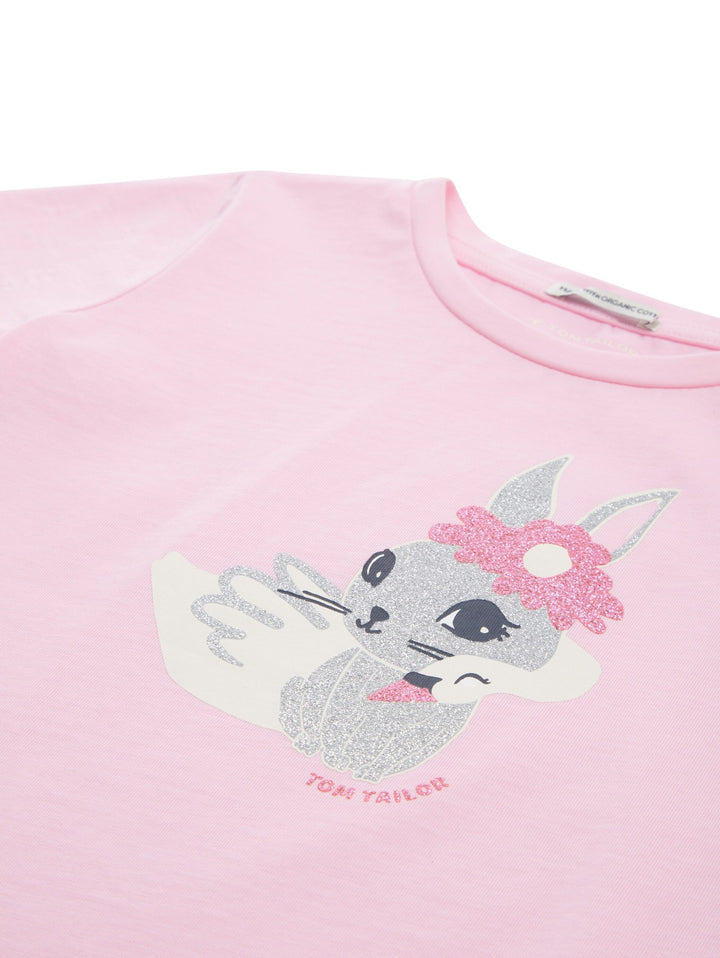 Organic cotton t-shirt - Pink
