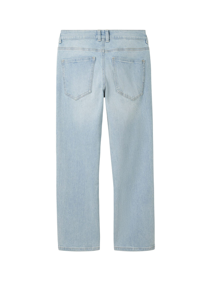 Straight jeans with organic cotton - Blue