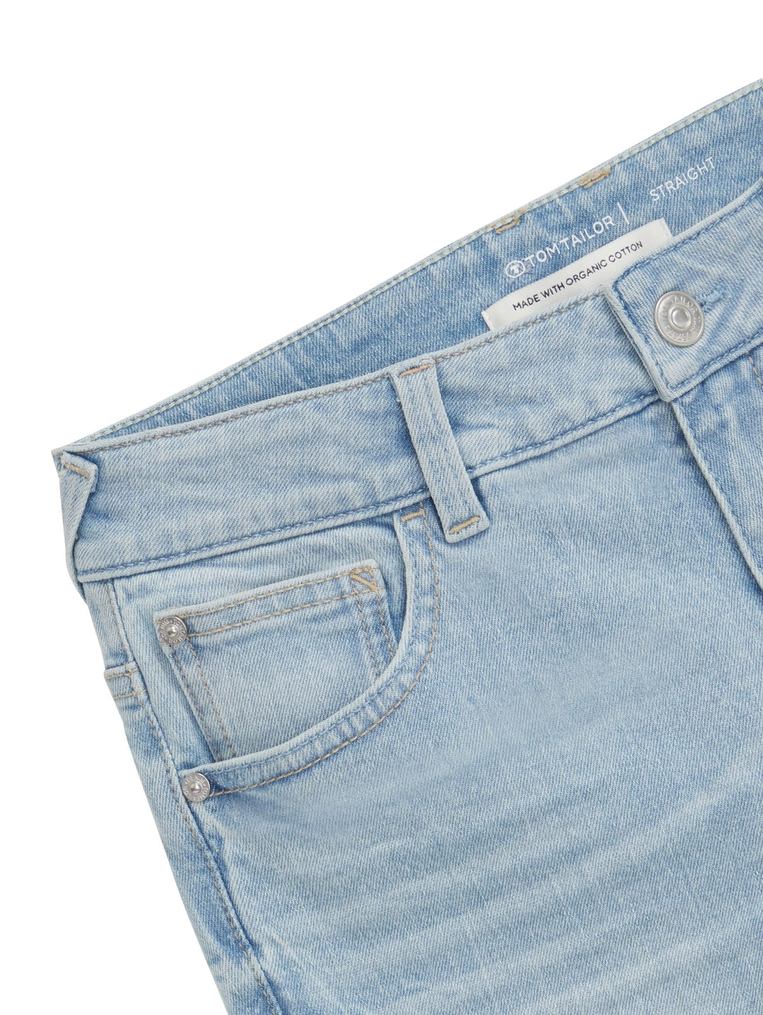 Straight jeans with organic cotton - Blue