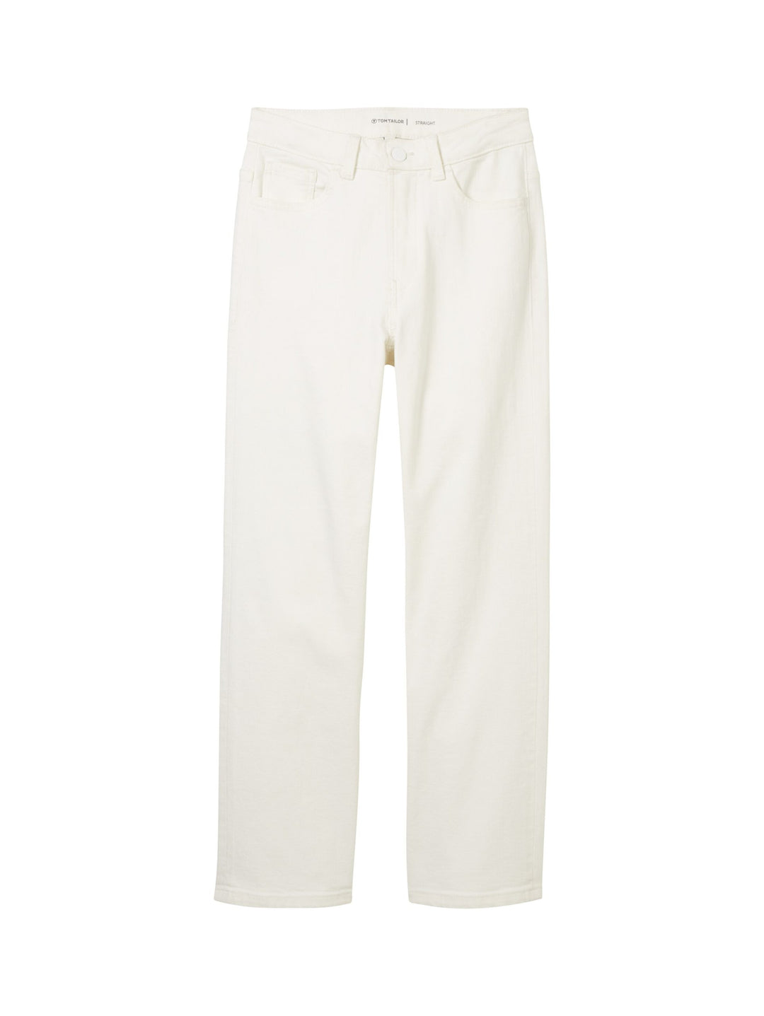 Straight jeans with recycled cotton - White