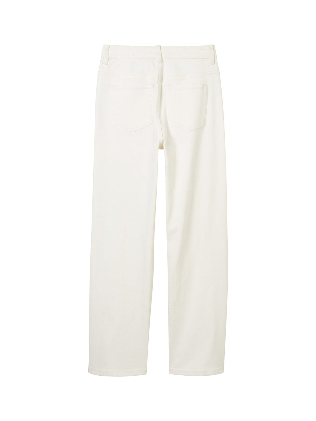 Straight jeans with recycled cotton - White