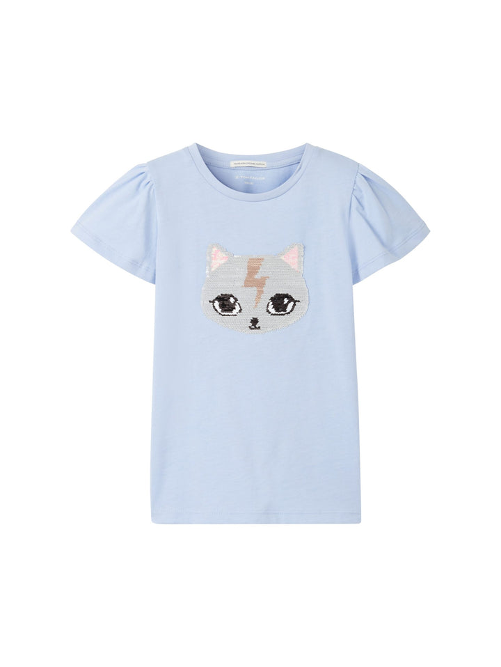 Organic cotton t-shirt - Blue