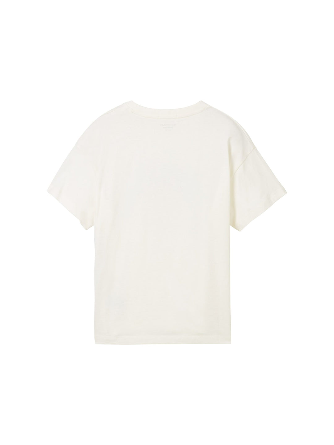 Oversized T-shirt with a print - White