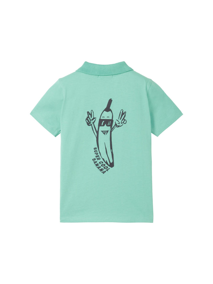 polo shirt with organic cotton - Green