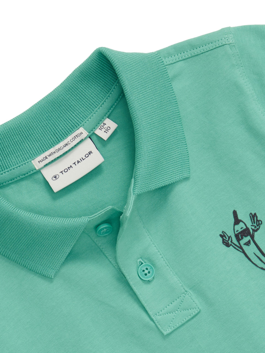 polo shirt with organic cotton - Green