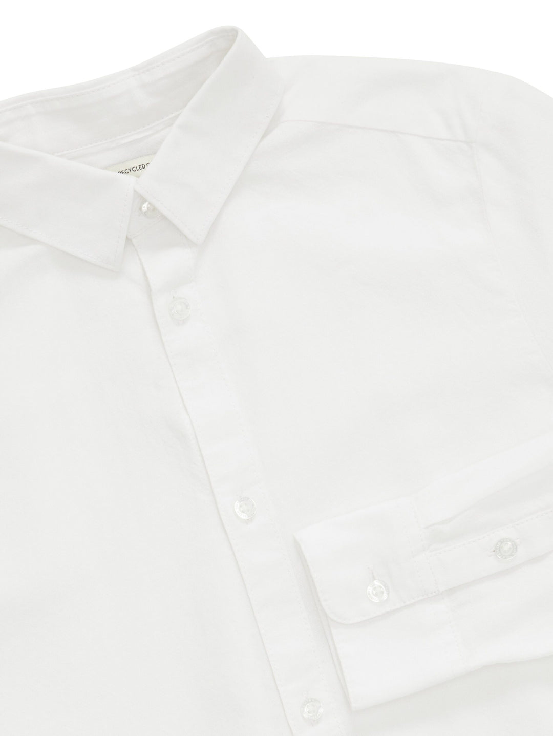 Basic shirt with recycled cotton - White