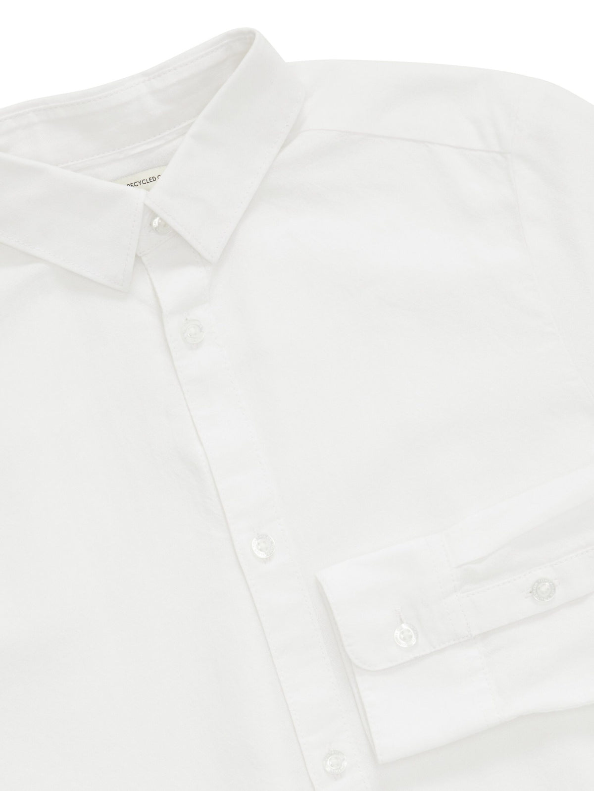 Basic shirt with recycled cotton - White
