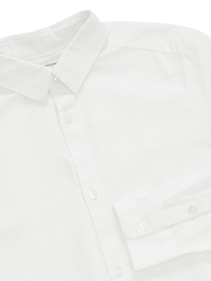 Basic shirt with recycled cotton - White