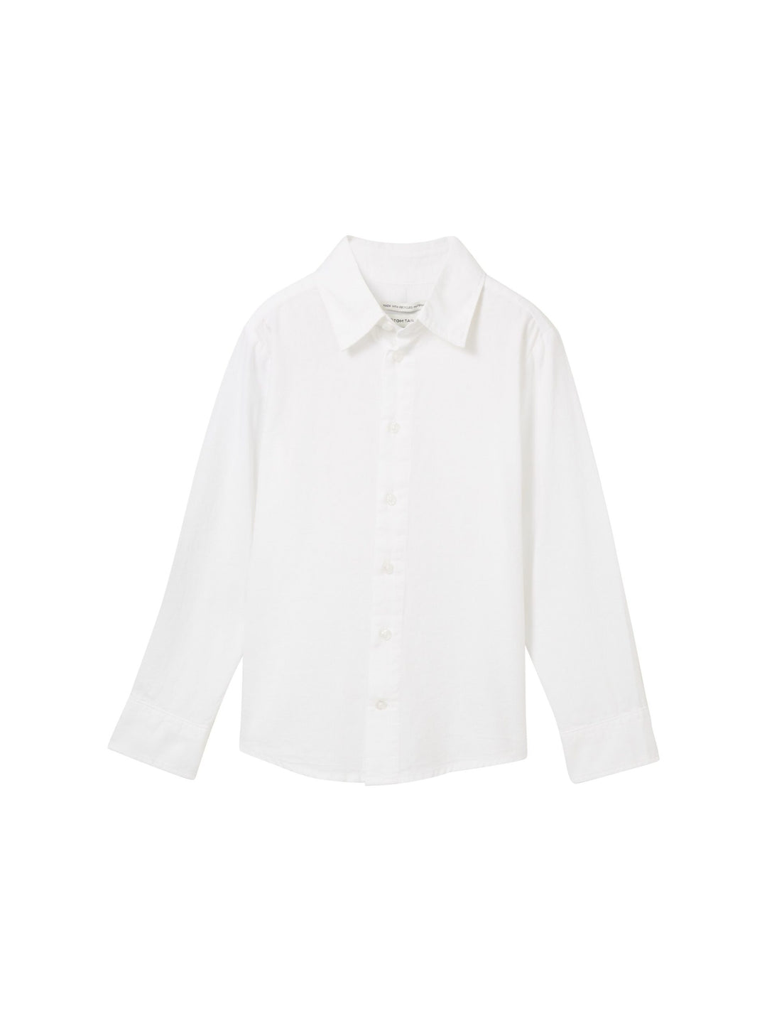 Basic shirt with recycled cotton - White