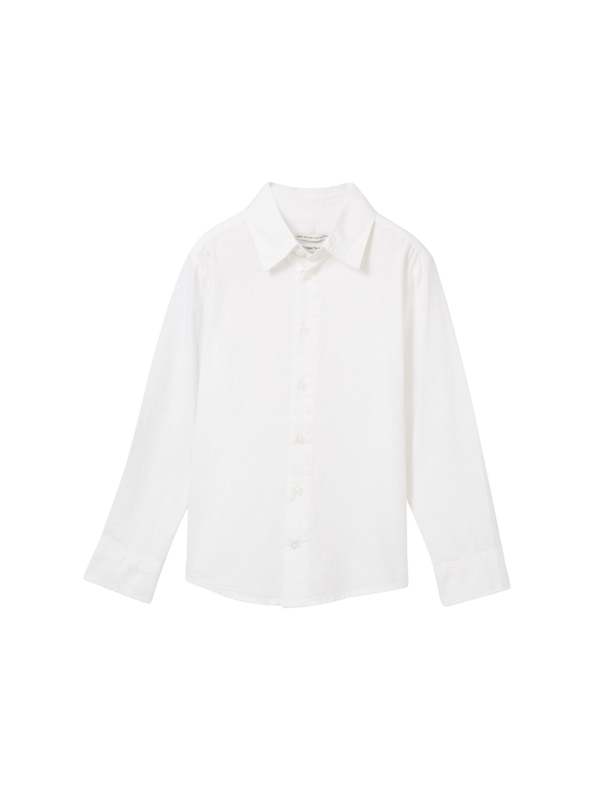 Basic shirt with recycled cotton - White