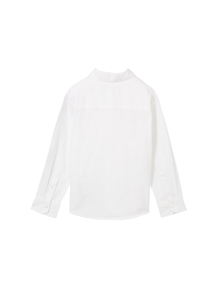 Basic shirt with recycled cotton - White