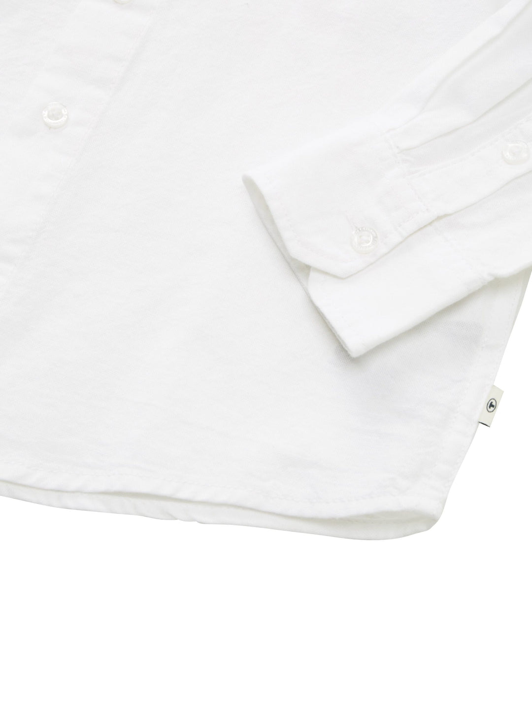 Basic shirt with recycled cotton - White