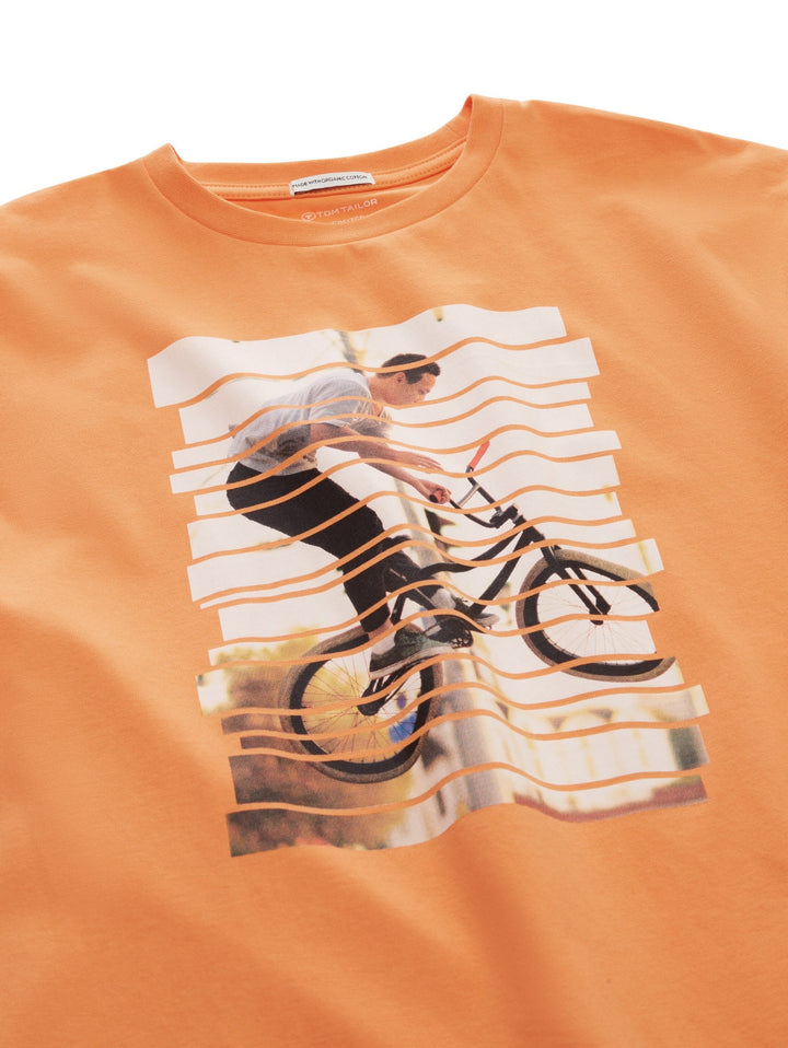 Organic cotton t-shirt - Orange