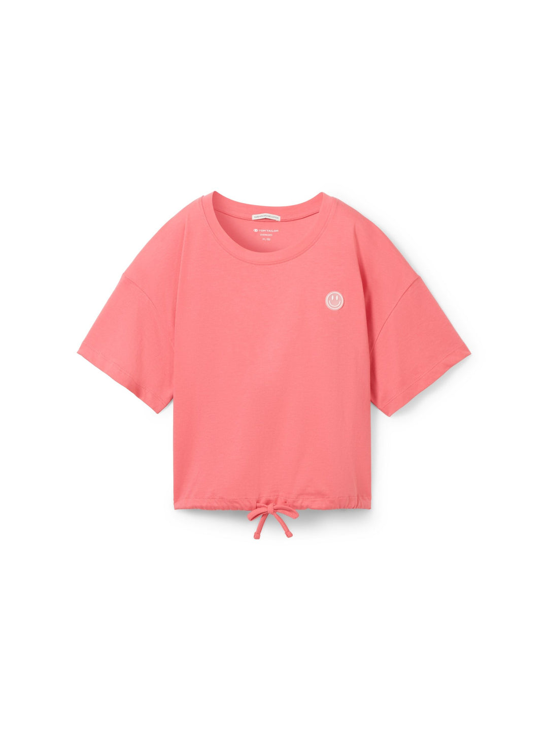 Cropped T-shirt with organic cotton - Pink