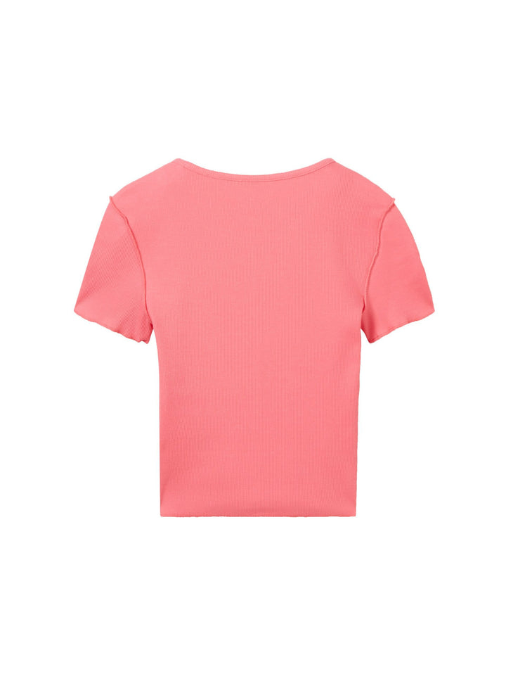 Cropped T-shirt - Pink