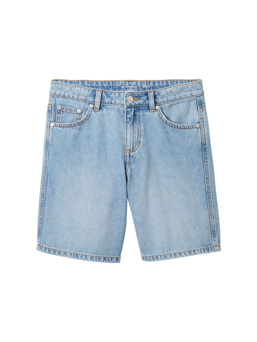Denim shorts with recycled cotton - Blue