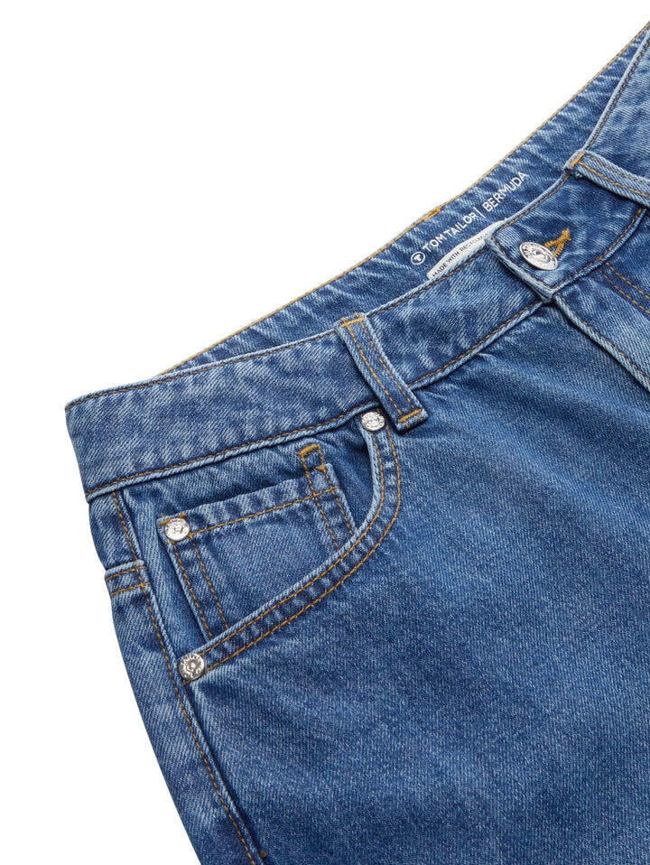Baggy denim shorts - Blue