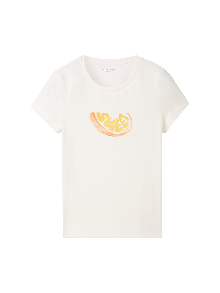 T-shirt with a print - White